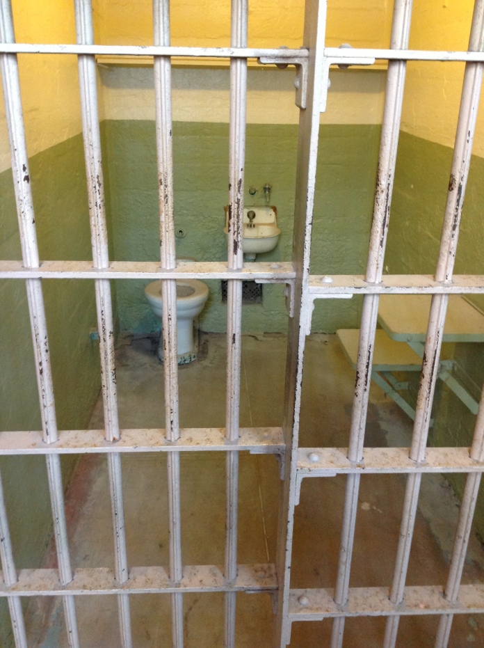 Typical cell at Alcatraz Prison