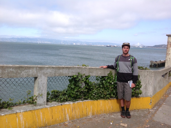 Antony on Alcatraz Island