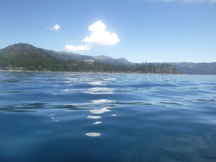 Beautiful clear water on Lake Tahoe