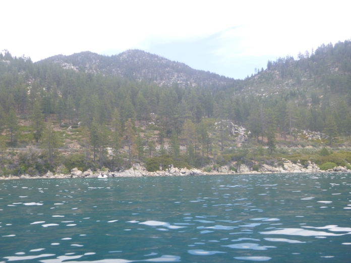 Lake Tahoe scenery from the jet ski